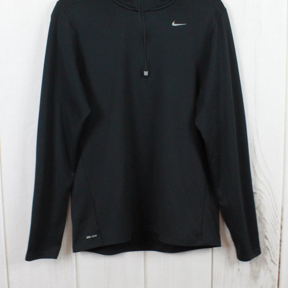 NIKE Dri-Fit Long Sleeve 1/4 Zip Pullover Size M - Picture 3 of 10